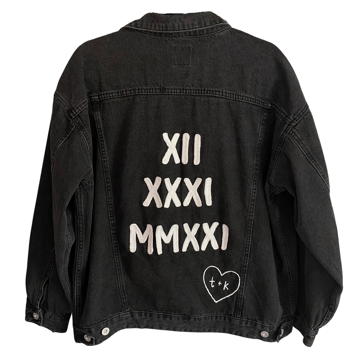 ROMAN NUMERALS - Semi-Custom Embroidered Jacket